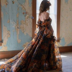 Selkie Monarch Butterfly Print Dress